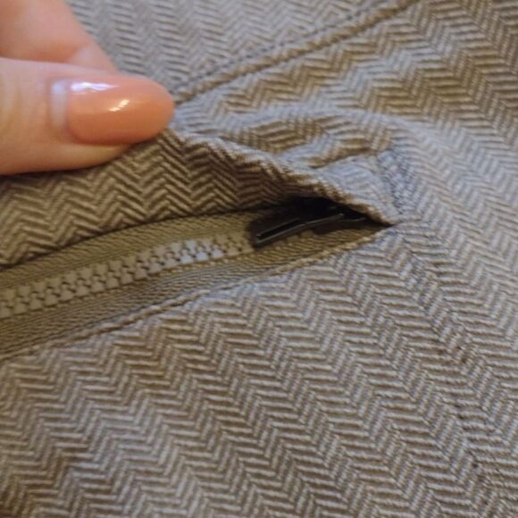 Athleta Delancey Herringbone Tight zip pockets size 1X - Picture 8 of 11